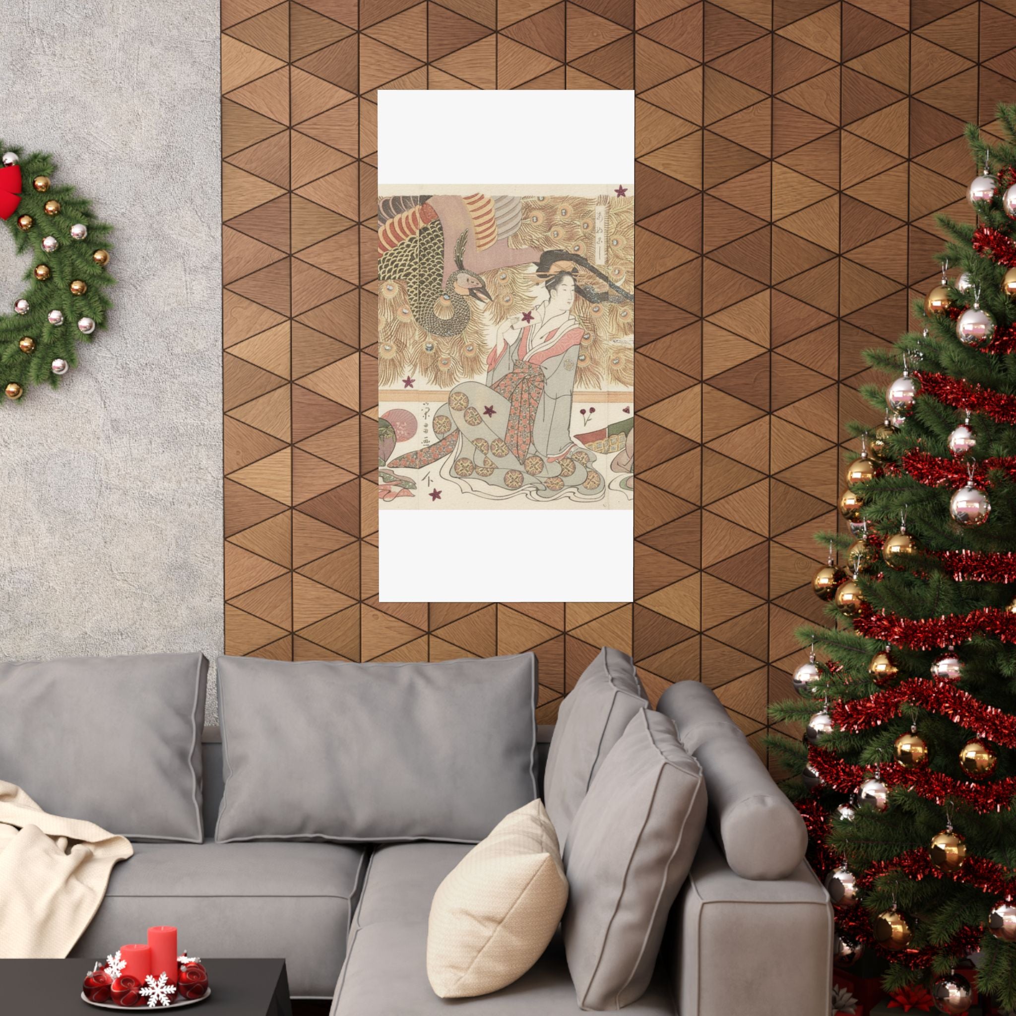 Botanical — Interior Of The House Called Ōgiya — Matte Poster