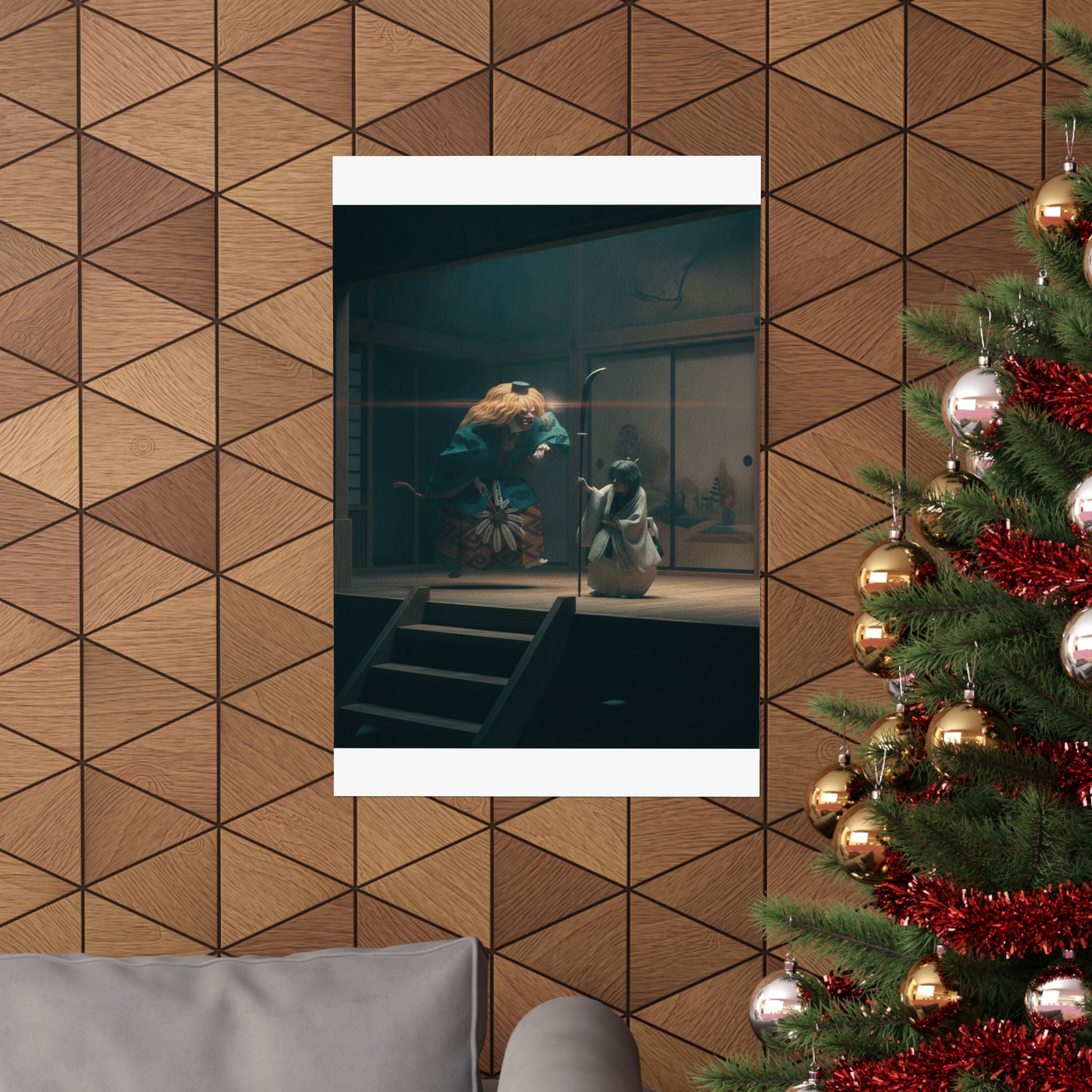 Cinematic — Scene From Noh Dance — Matte Poster