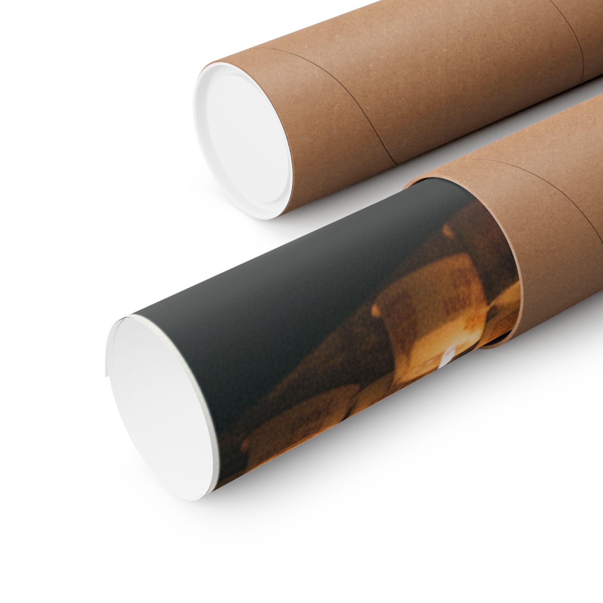 Watercolor — Candle — Matte Poster
