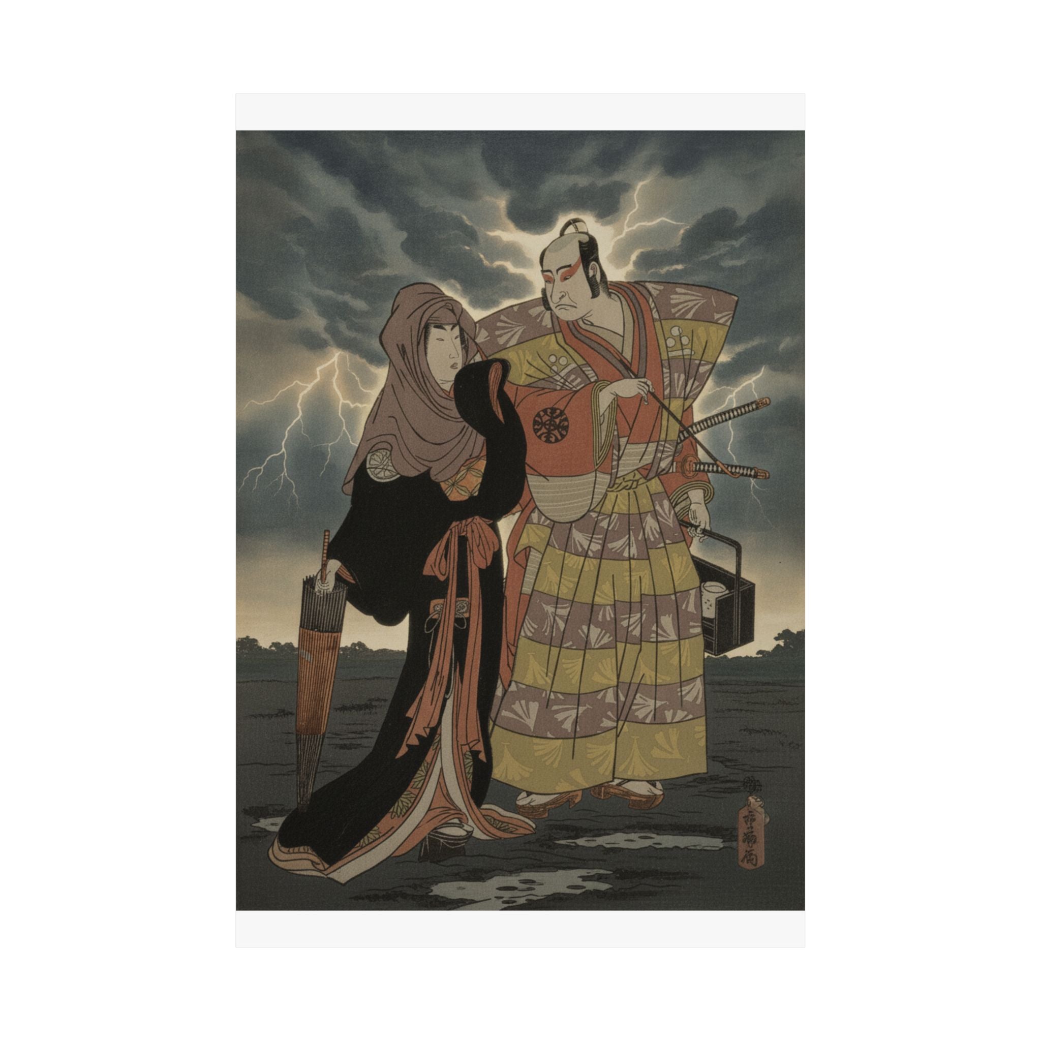 Dramatic Storm — Scene From A Drama — Matte Poster