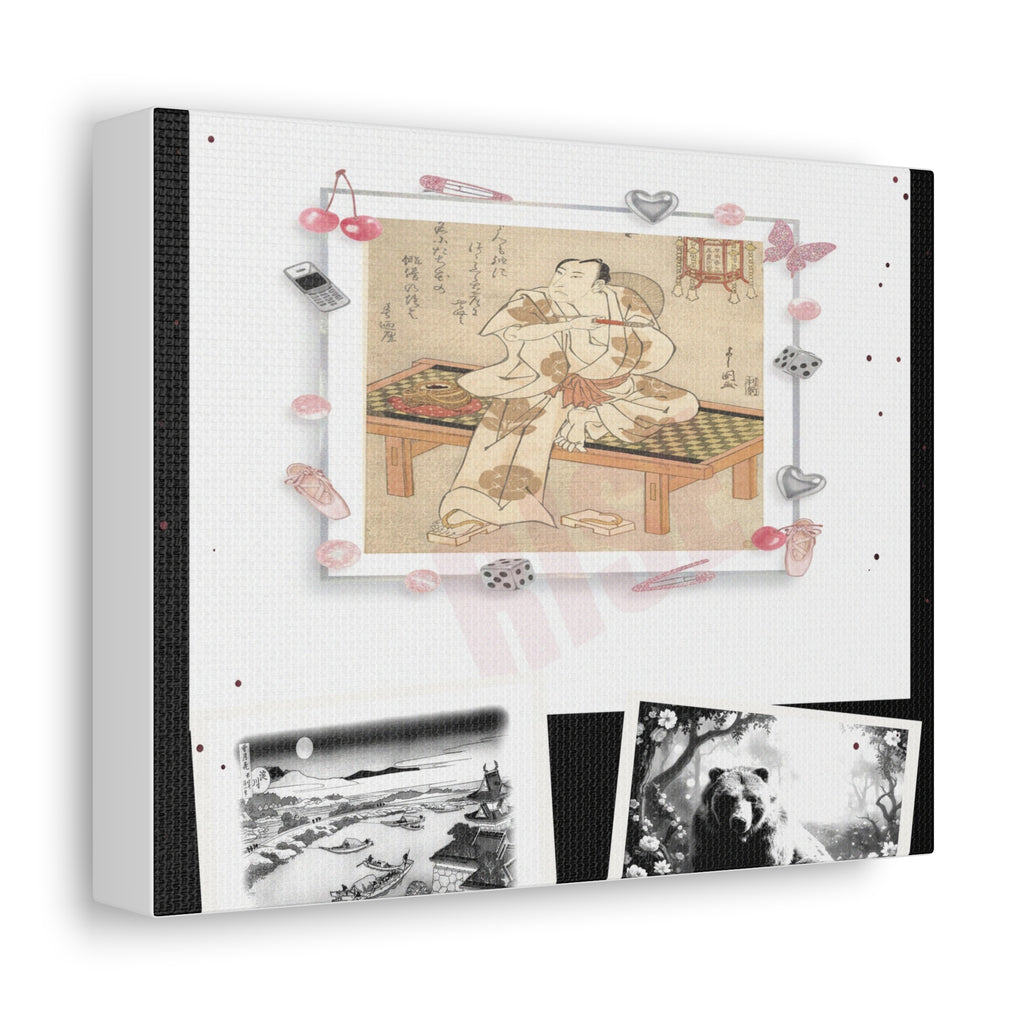 Clothing Collage Wall Art canvas print — product view 5