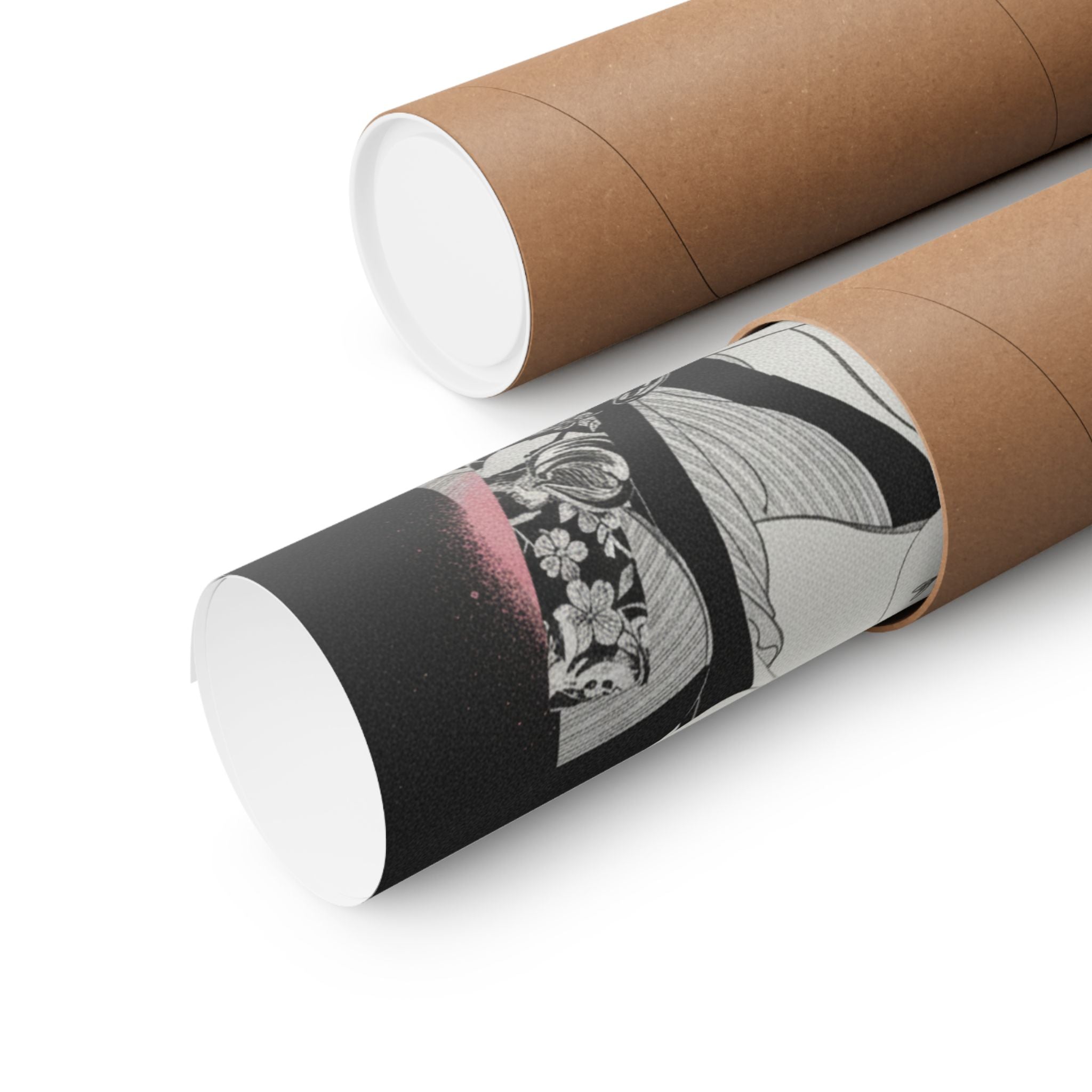 Streetwear Collage — Naniwa Okita Admiring Herself In A Mirror — Matte Poster