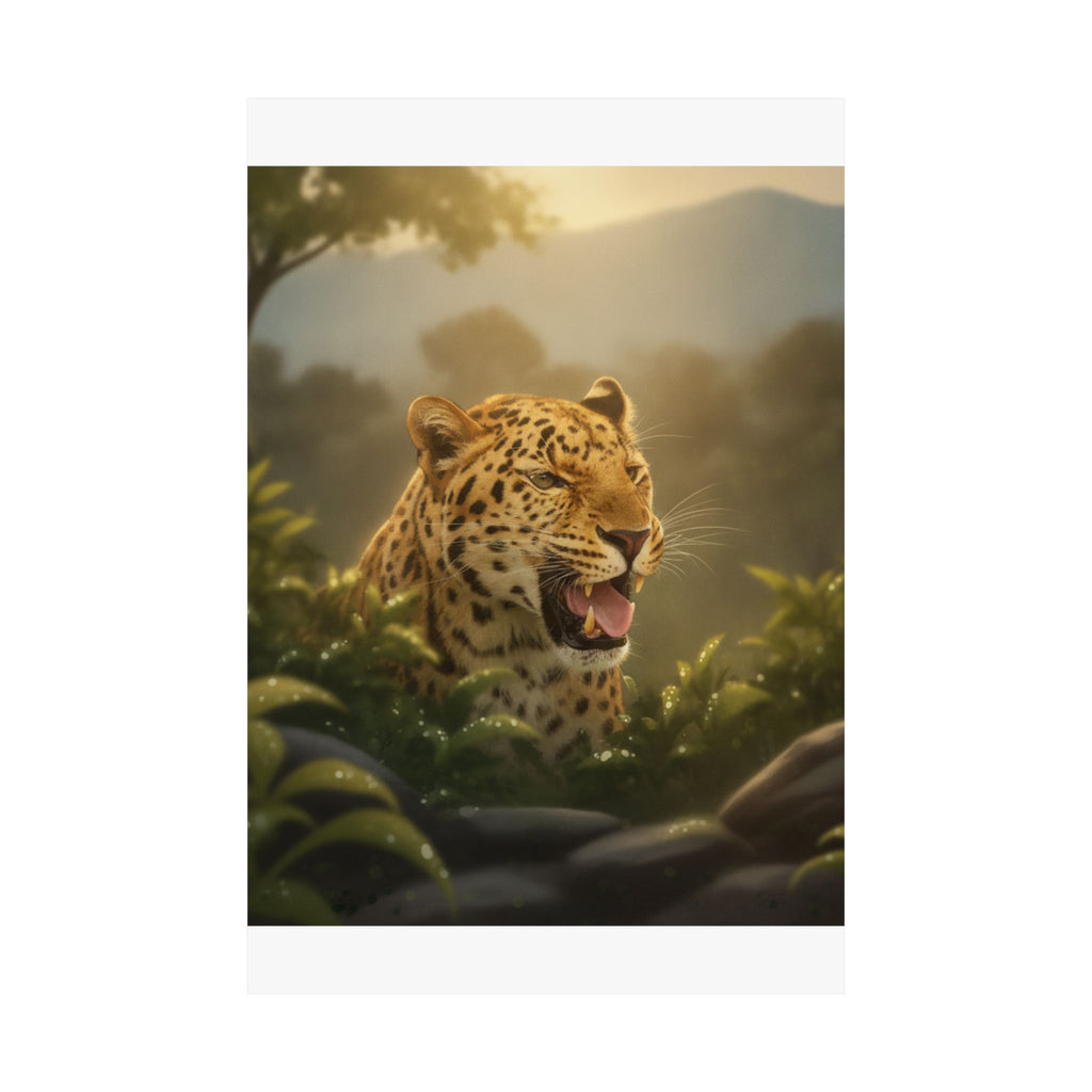Scenic Nature — Leopard — Matte Poster