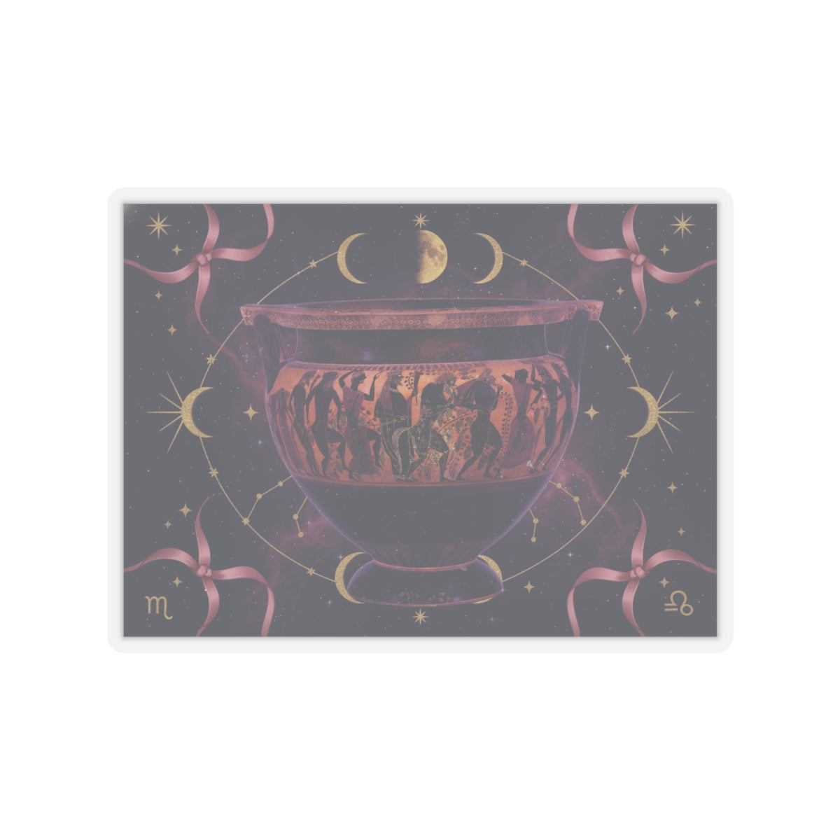 Celestial kiss-cut sticker — product view 5