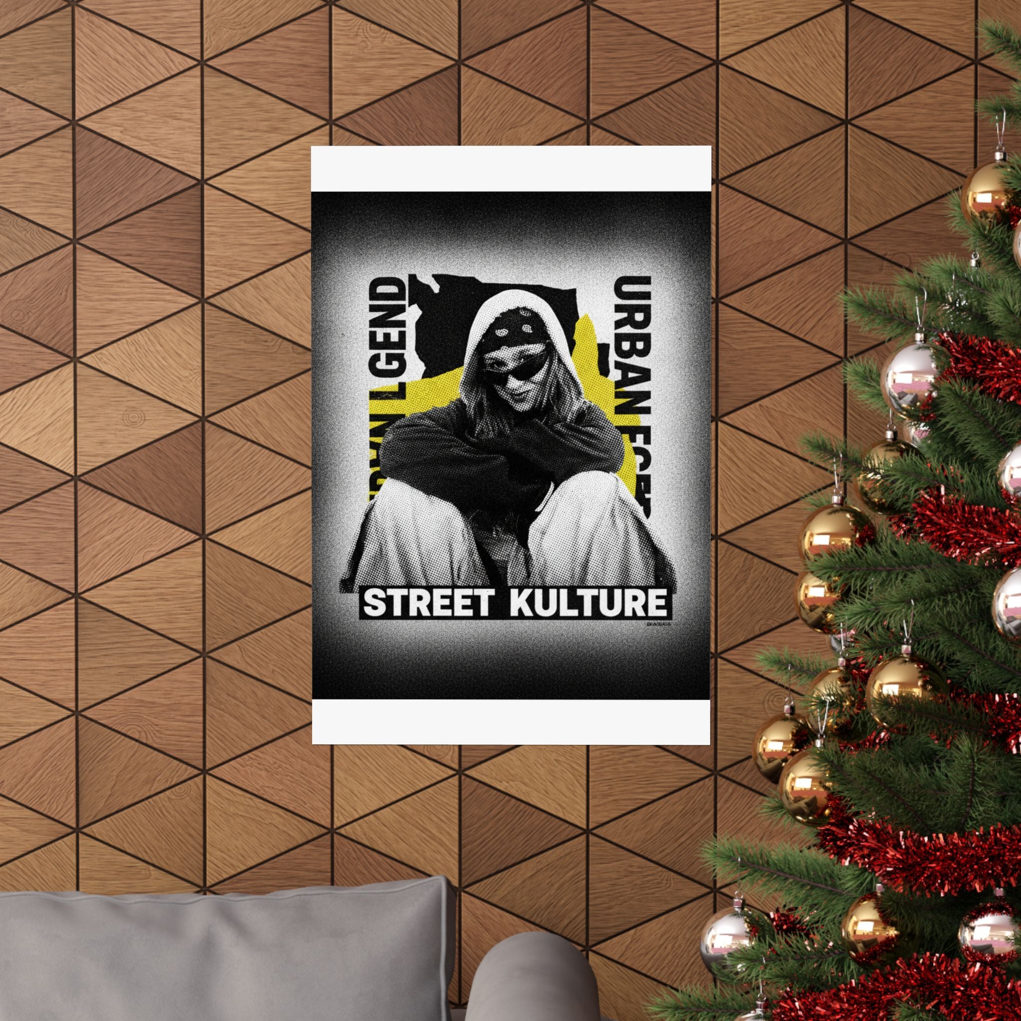 Streetwear Collage — Person — Matte Poster