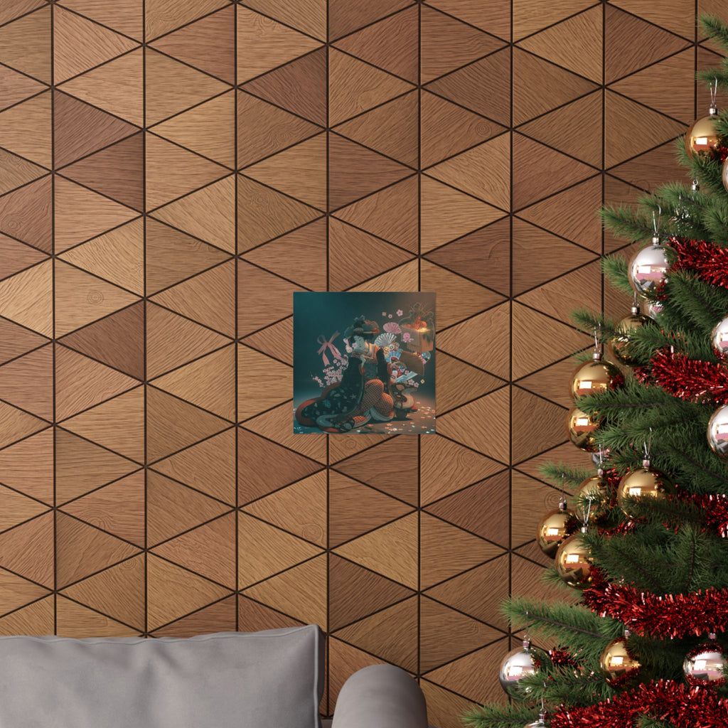 Cinematic — Courtesan And New Year Decoration — Matte Poster