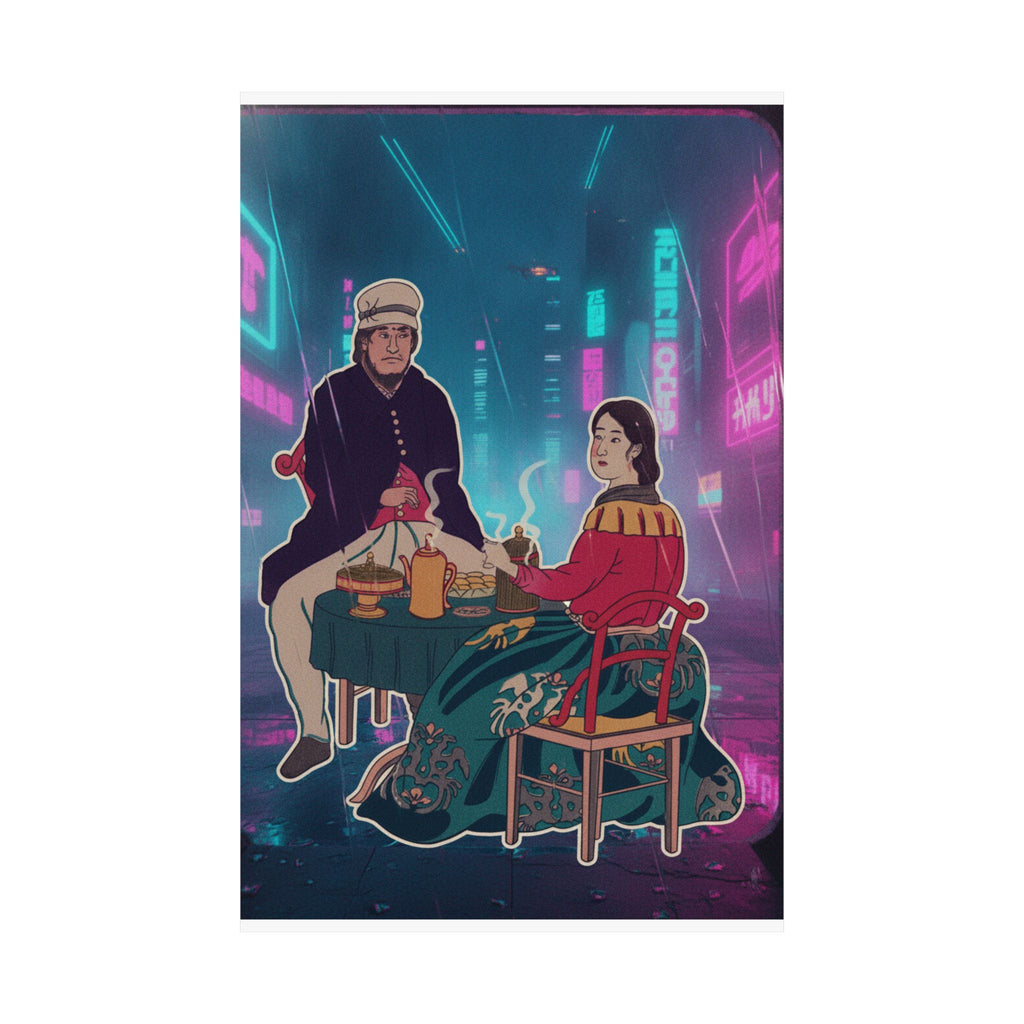 Neon Noir — Amerikajin — Matte Poster