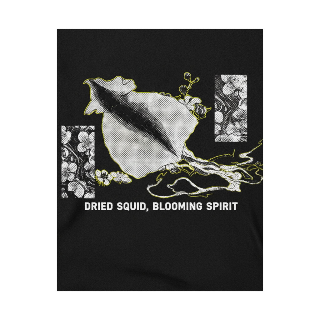 Streetwear Collage — Dried Cuttle-Fish And Plum Blossoms — Matte Poster