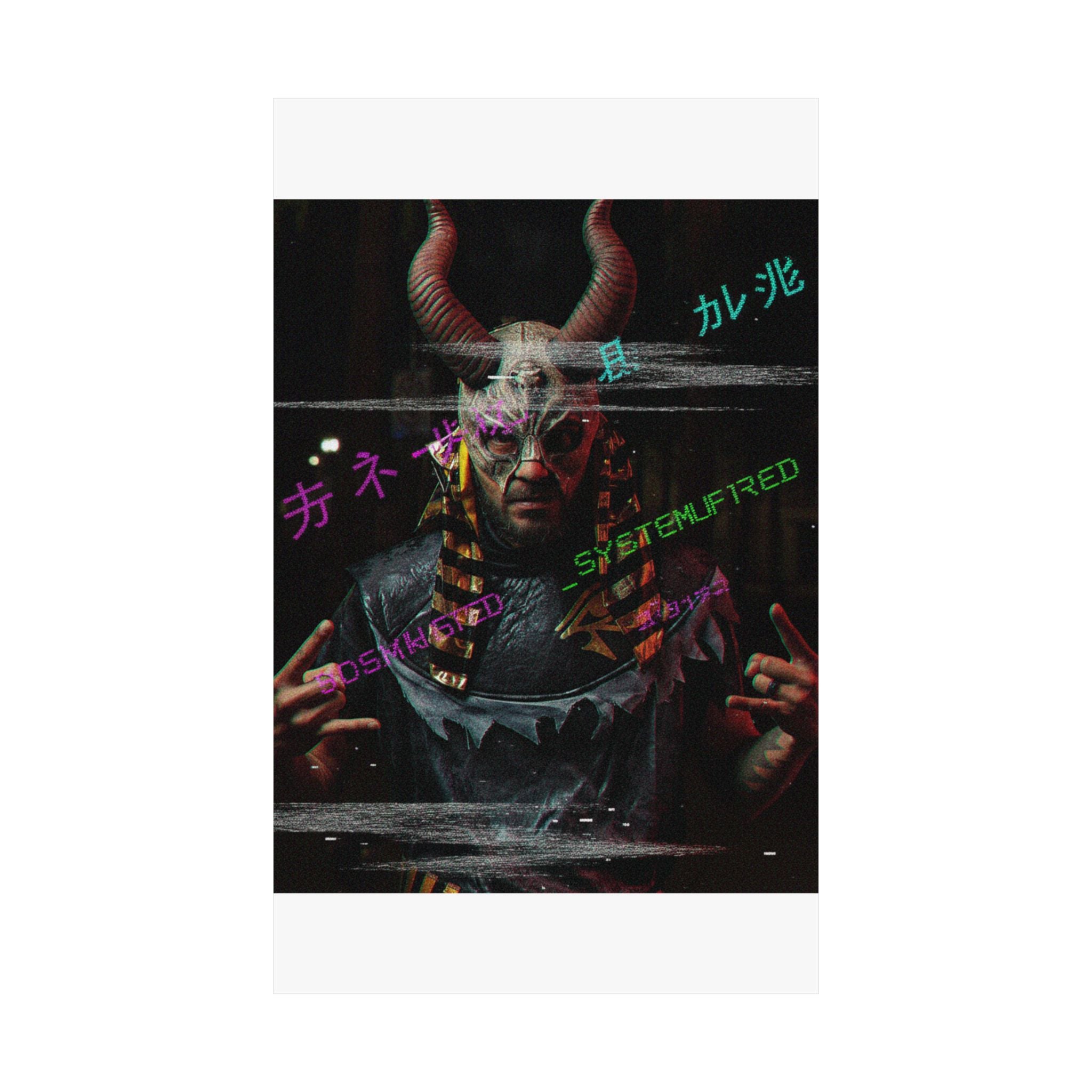 Glitch Culture — Person — Matte Poster