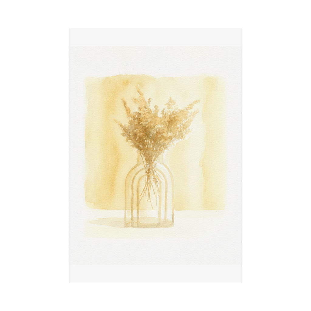 Watercolor — Flowers — Matte Poster