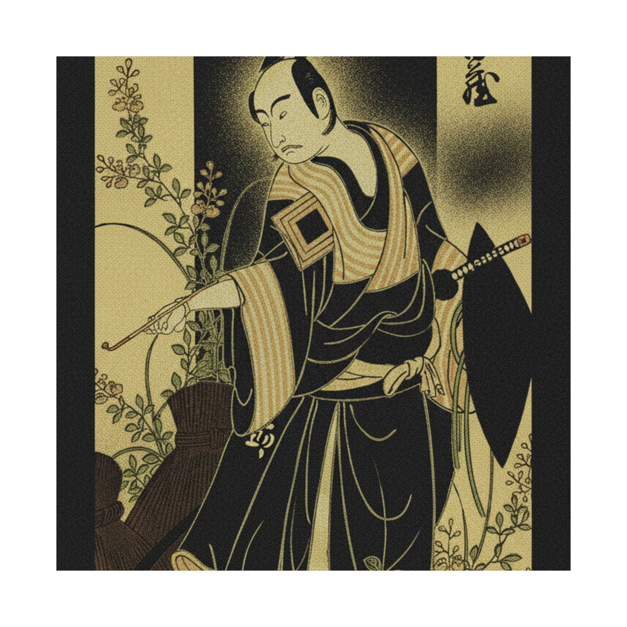 Streetwear Collage — Ichikawa Yaozō Ii — Matte Poster