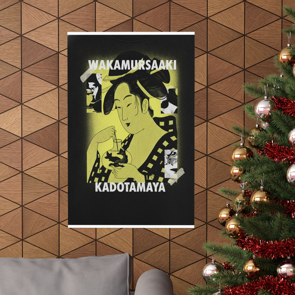 Streetwear Collage — Wakamurasaki Of The Kadotamaya — Matte Poster