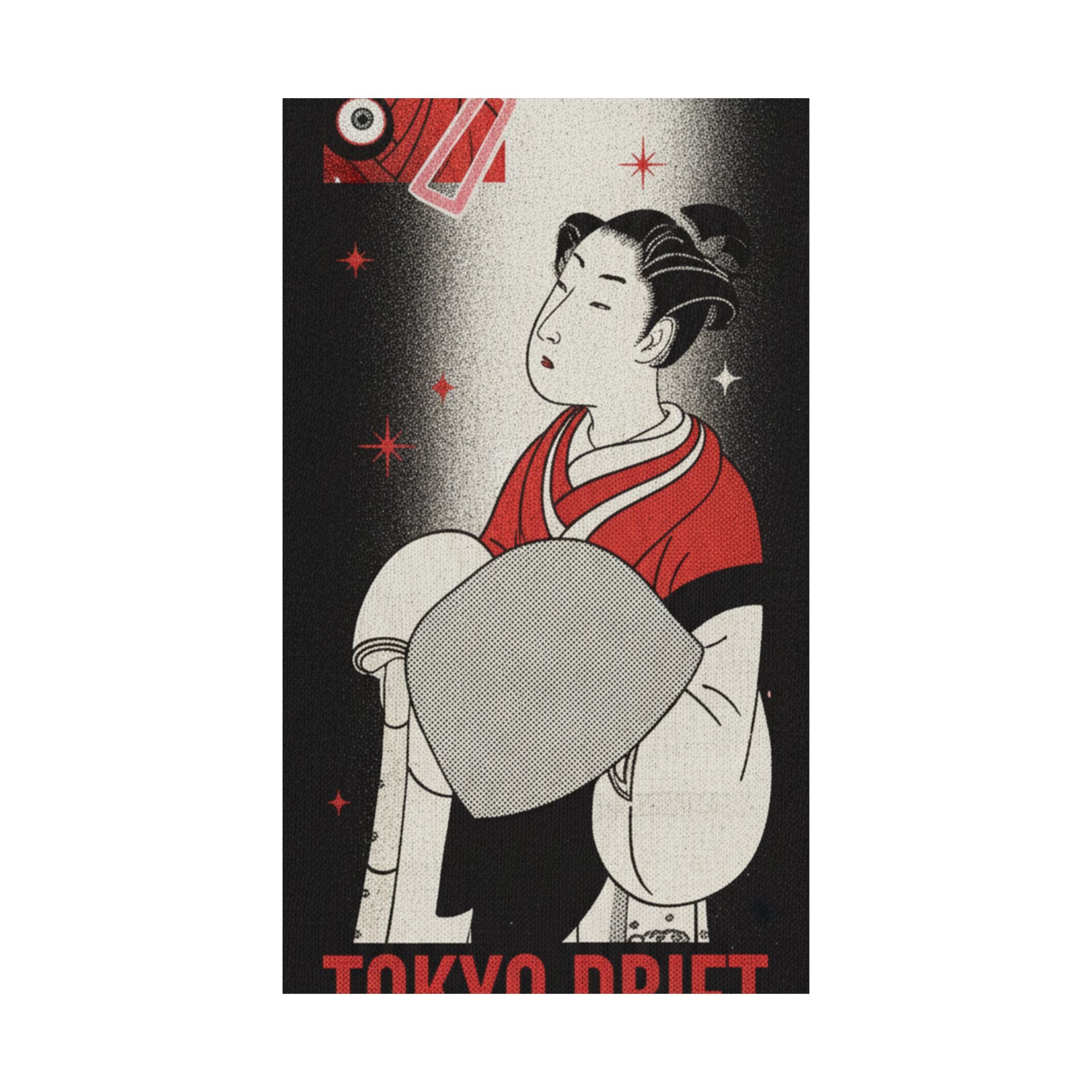 Streetwear Collage — A Young Komuso — Matte Poster