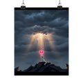 Dramatic Storm — Cat — Matte Poster