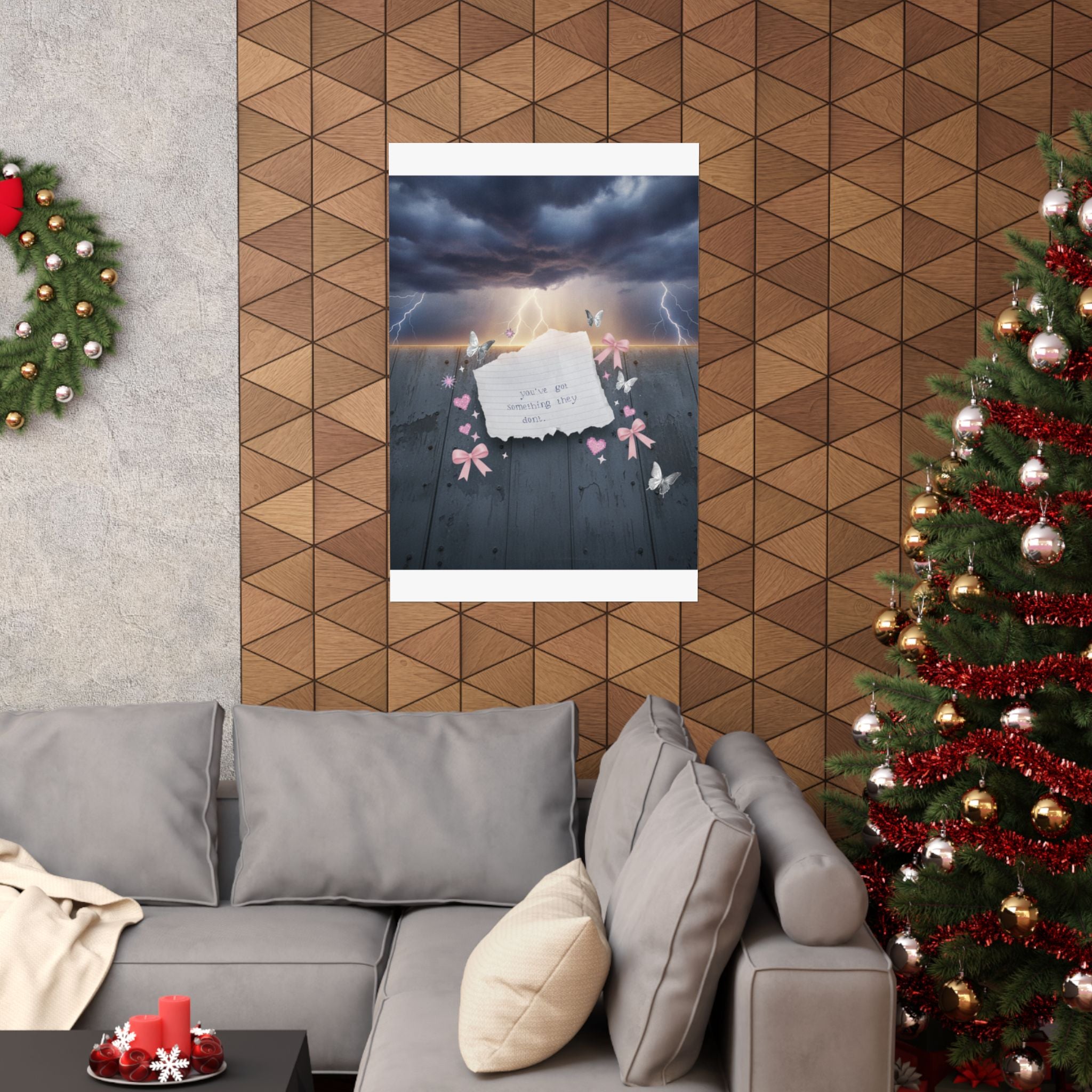 Dramatic Storm — Note — Matte Poster