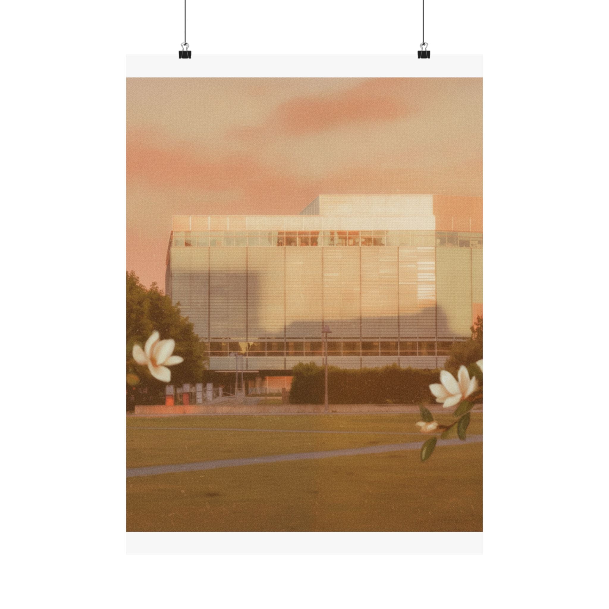 Southern Sunset — Building — Matte Poster