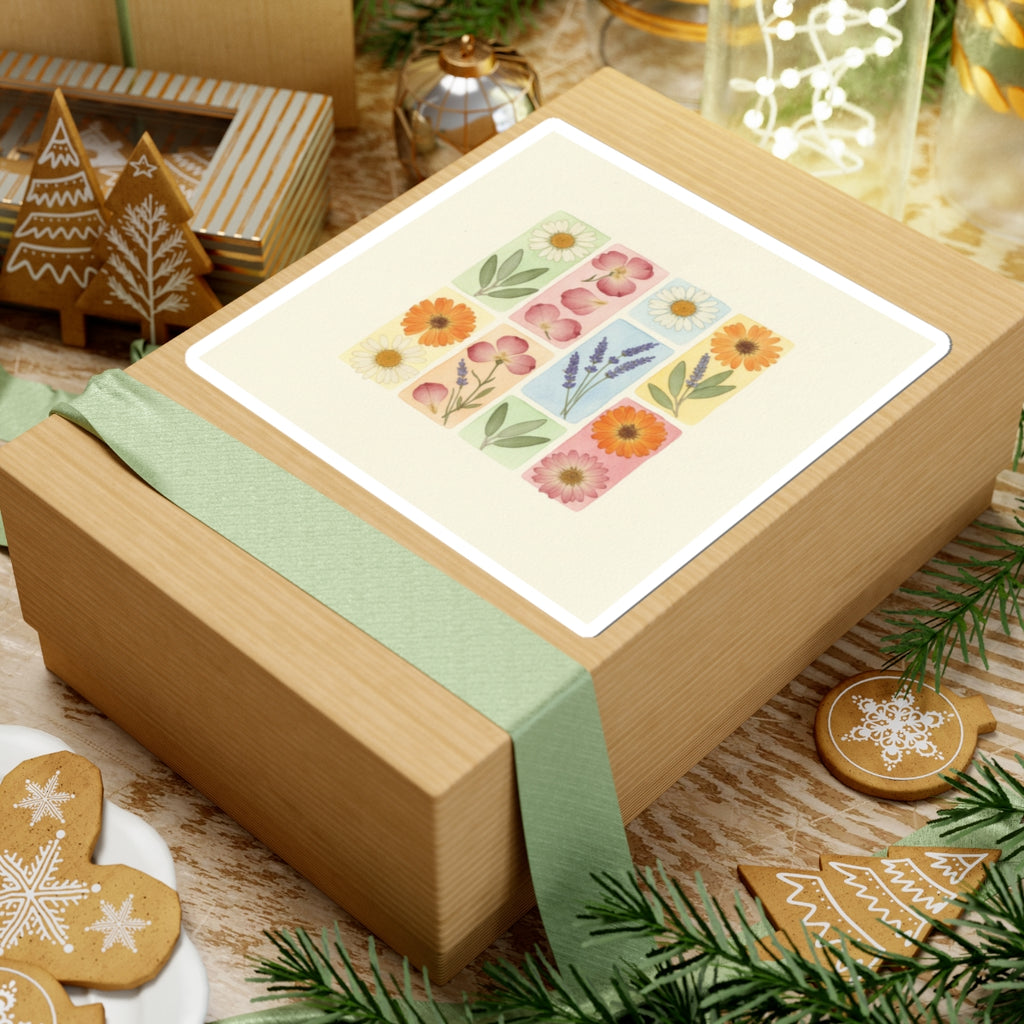 Botanical — Abstract — Kiss-Cut Sticker