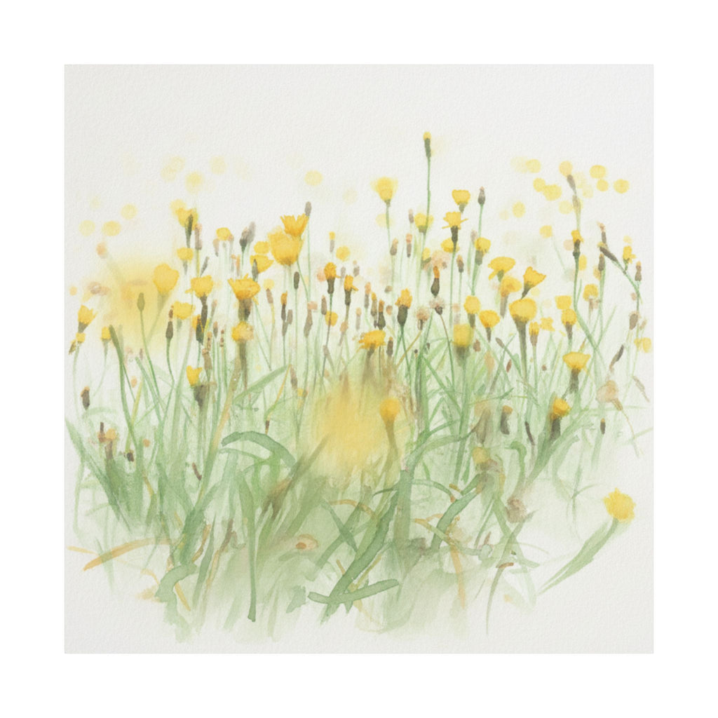 Watercolor — Flower — Matte Poster