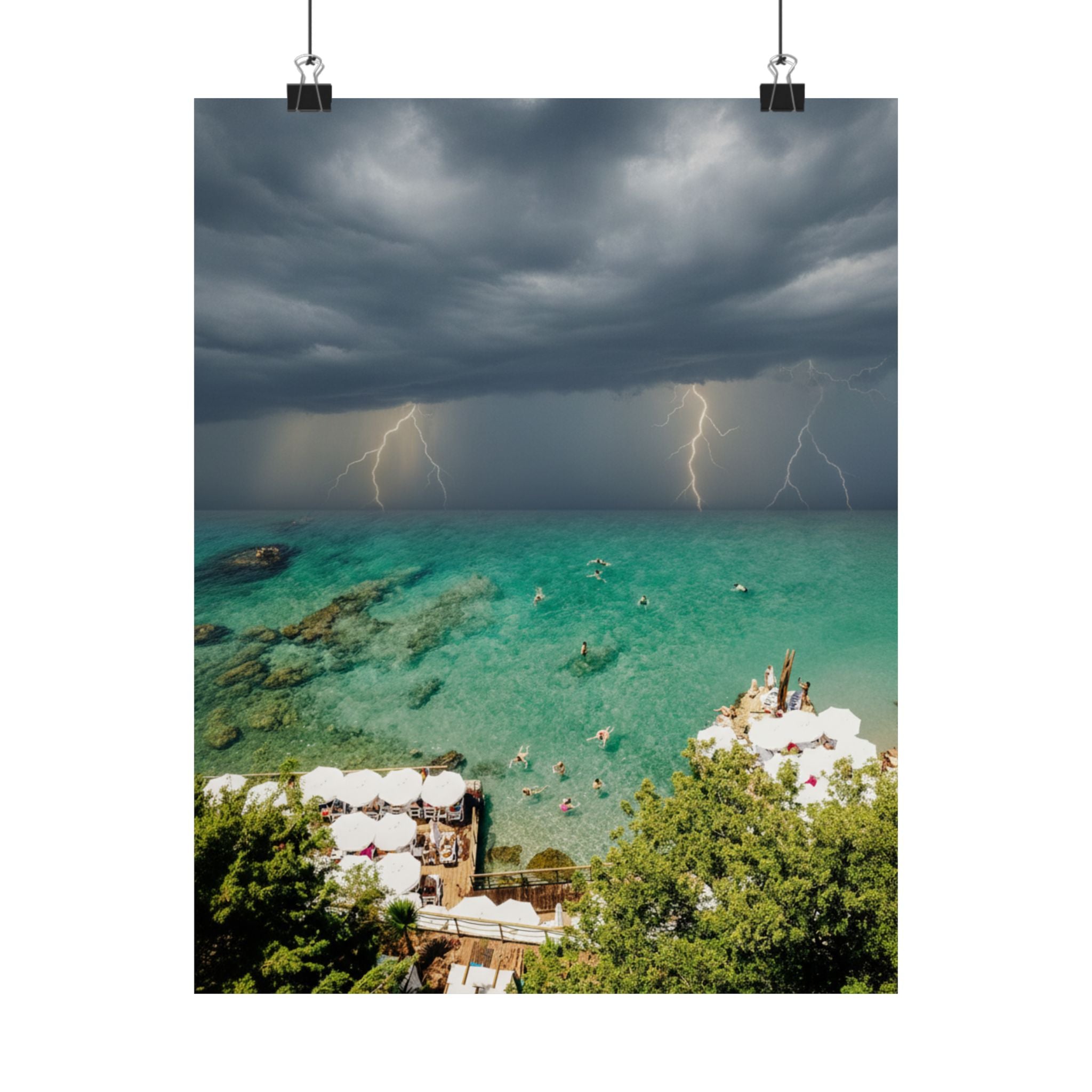 Dramatic Storm art print — product view 5