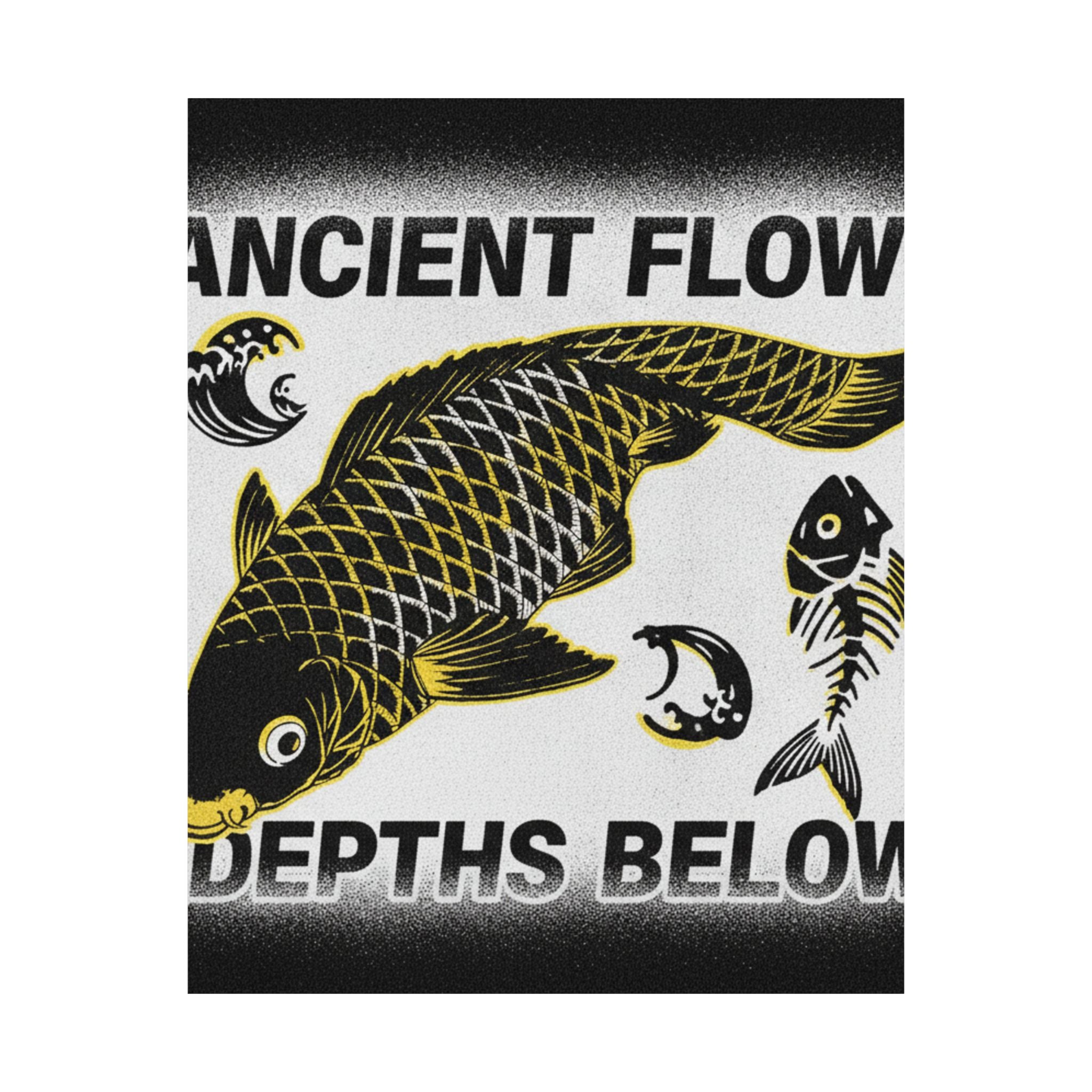 Streetwear Collage — Koi — Matte Poster