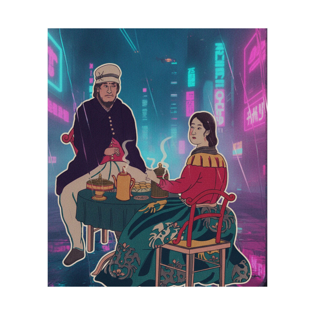 Neon Noir — Amerikajin — Matte Poster