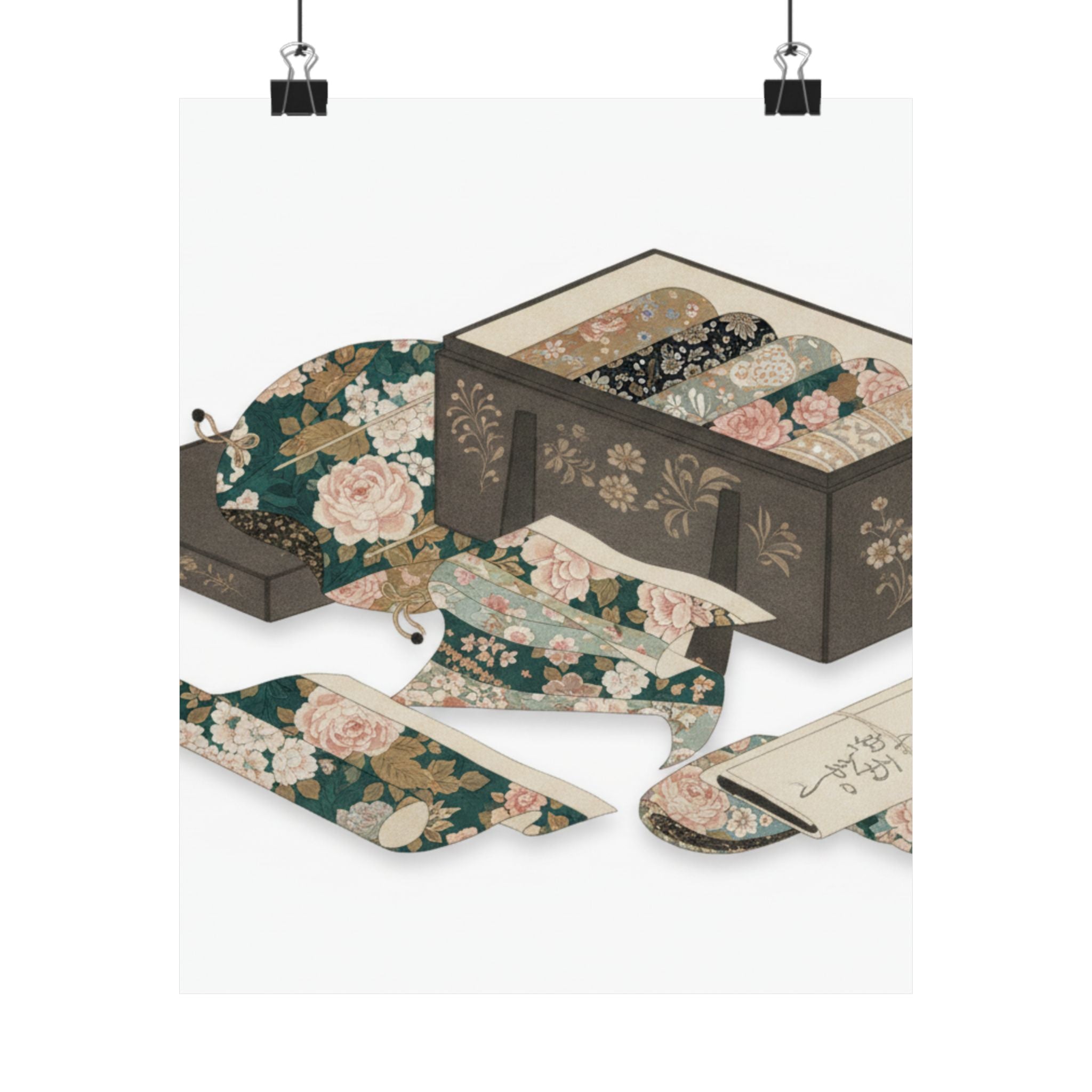 Ecommerce Main — Box With Draperies — Matte Poster