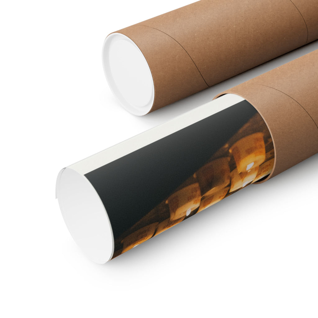 Watercolor — Candle — Matte Poster