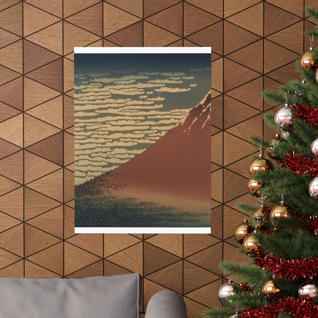 Scenic Nature — South Wind, Clear Sky (Gaifū Kaisei), Also Known As Red Fuji, From The Series Th — Matte Poster