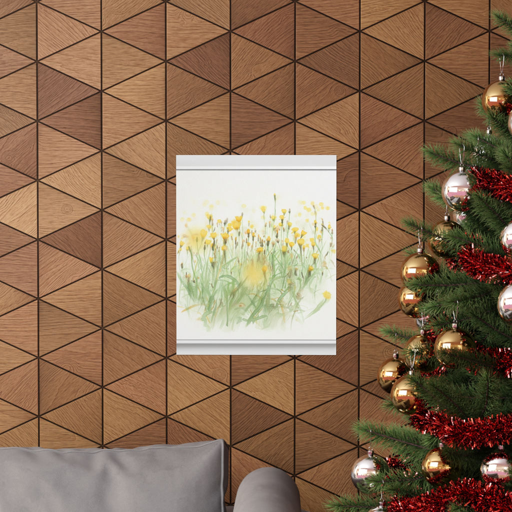 Watercolor — Flower — Matte Poster