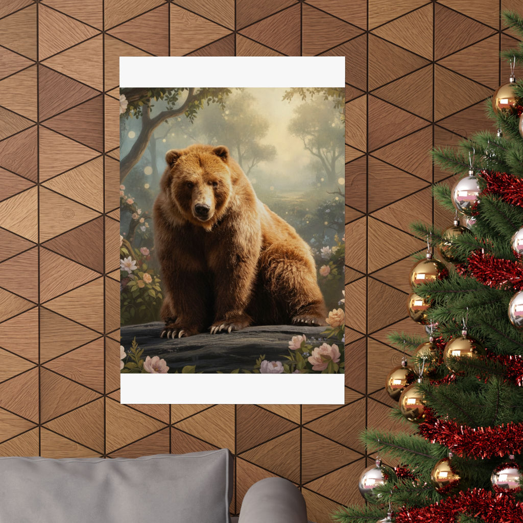 Scenic Nature — Bear — Matte Poster