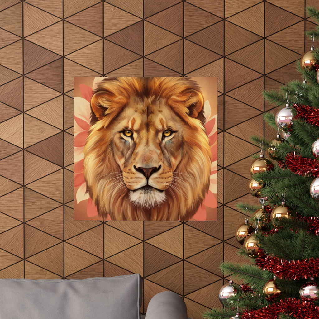 Southern Sunset — Lion — Matte Poster