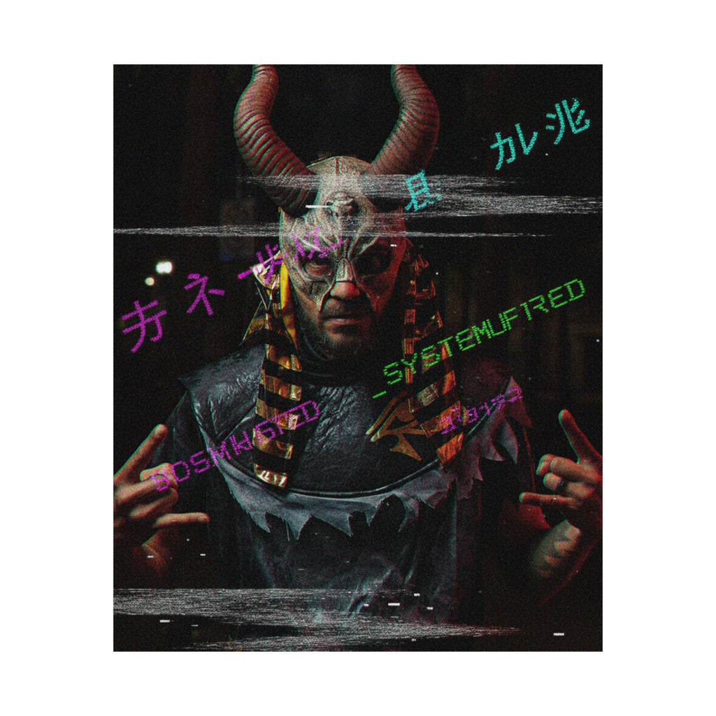Glitch Culture — Person — Matte Poster