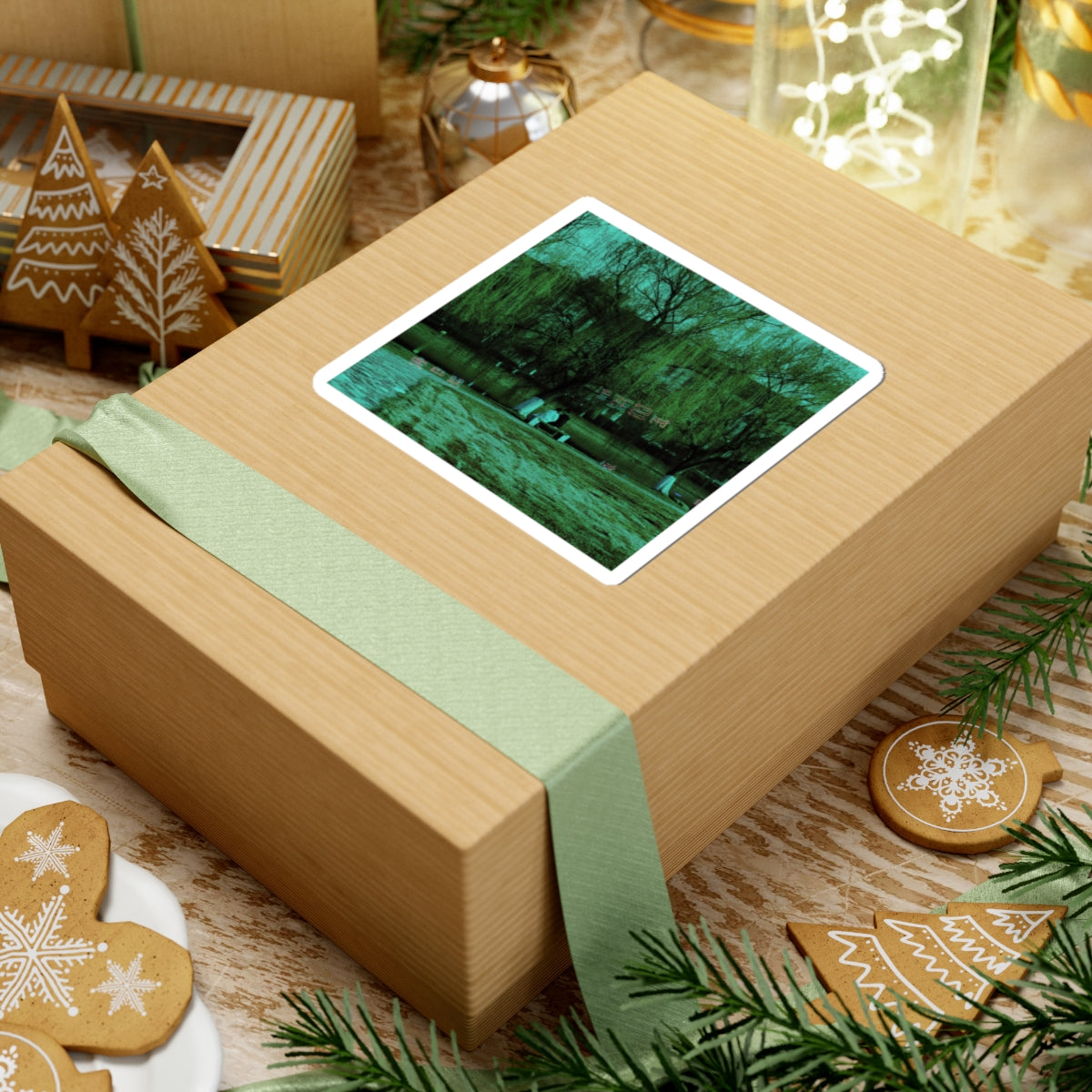 Glitch Culture — Person — Kiss-Cut Sticker