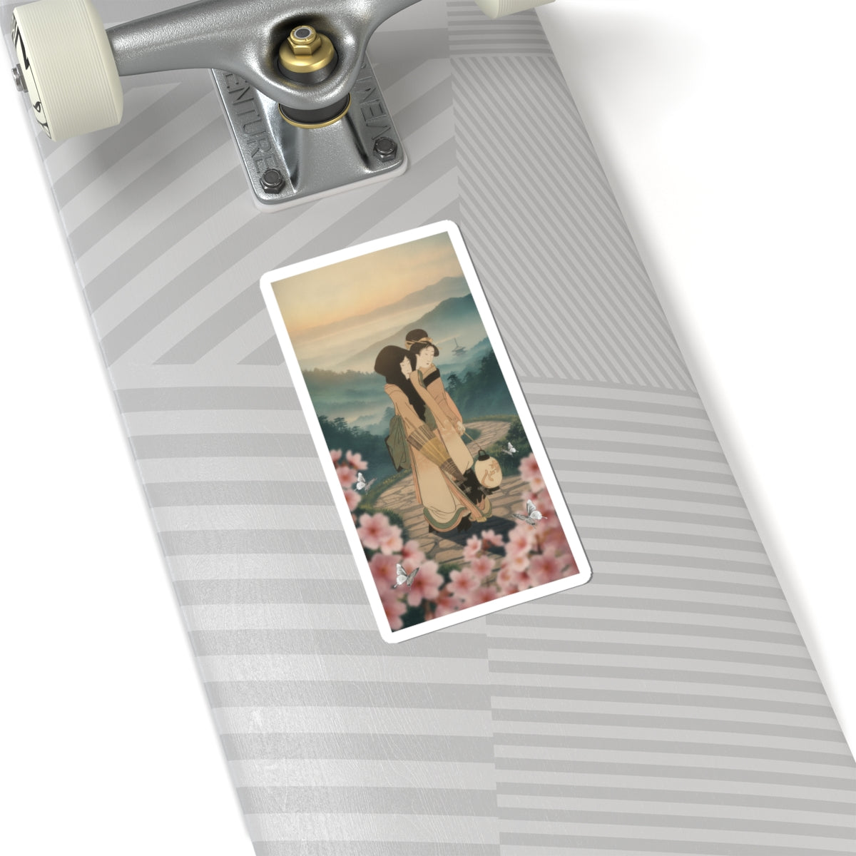 Scenic Nature — “Geisha” From The Series Three Amusements Of Contemporary Beauties (Tōsei Bijin  — Kiss-Cut Sticker