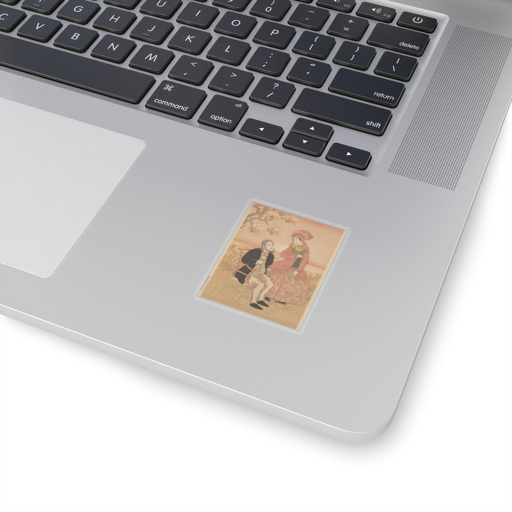 Southern Sunset — France, From The Series Pictures Of People From Foreign Lands (Gaikoku Jinbutsu  — Kiss-Cut Sticker