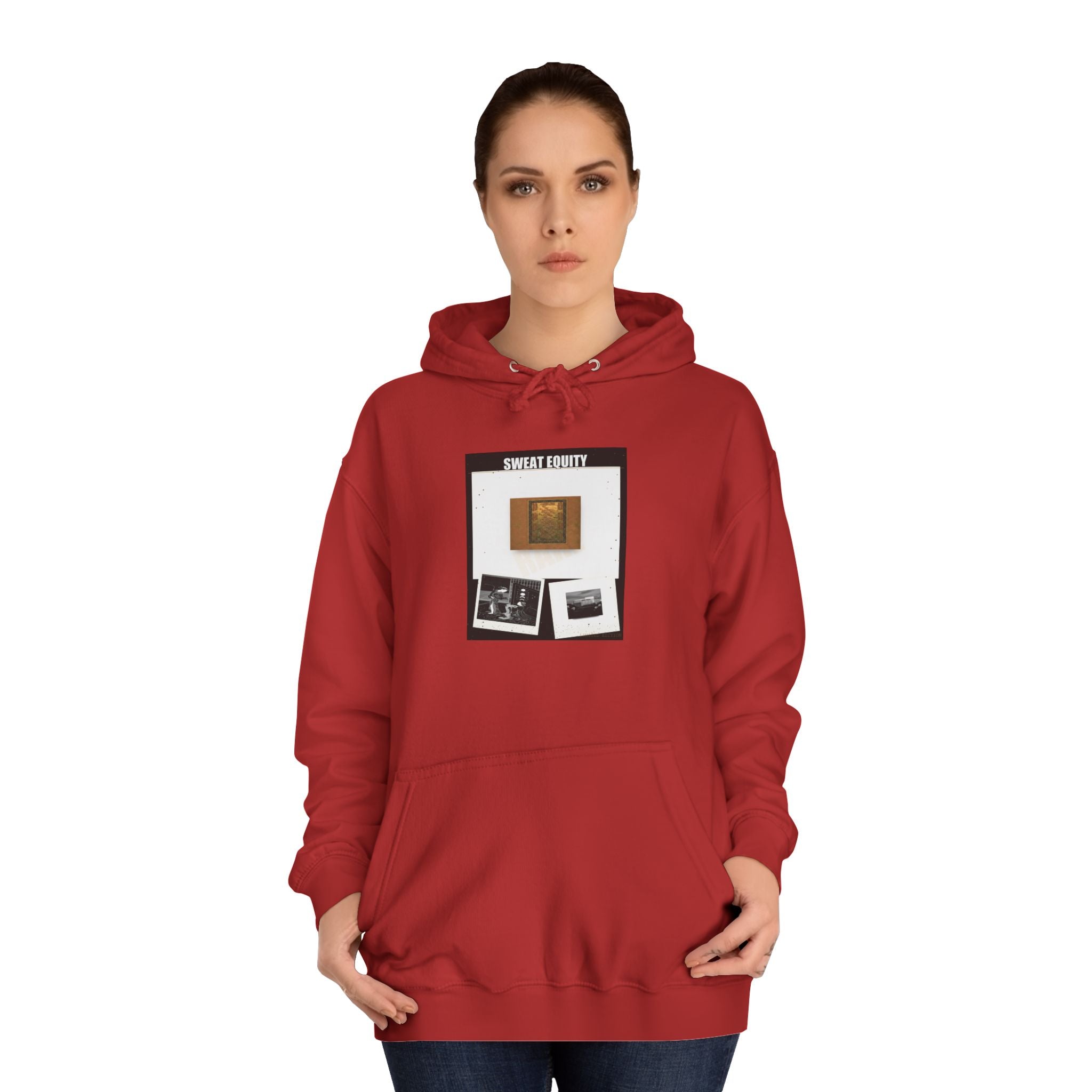 Sweat Equity Photo Collage Poster Pullover Hoodie