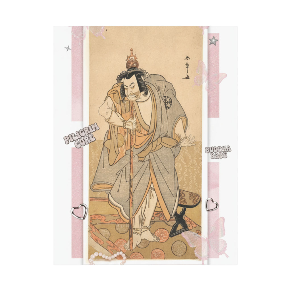 Ecommerce Main — The Actor Nakamura Nakazo As A Rokuju-Rokubu (Pilgrim To Buddhist Temple) — Matte Poster