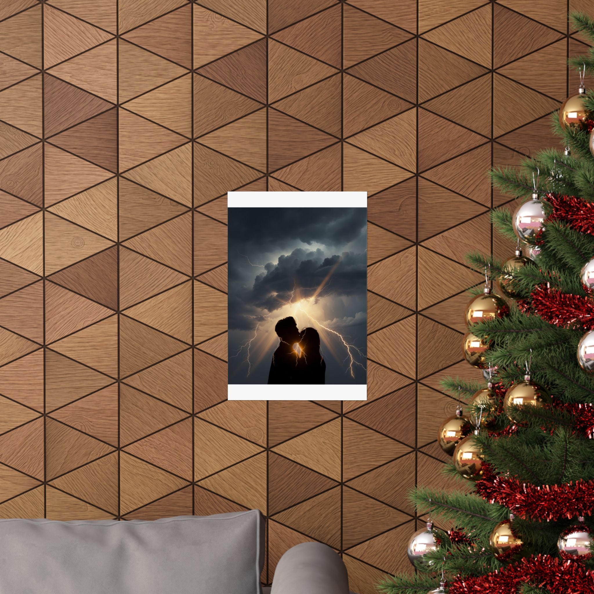 Dramatic Storm — Person — Matte Poster