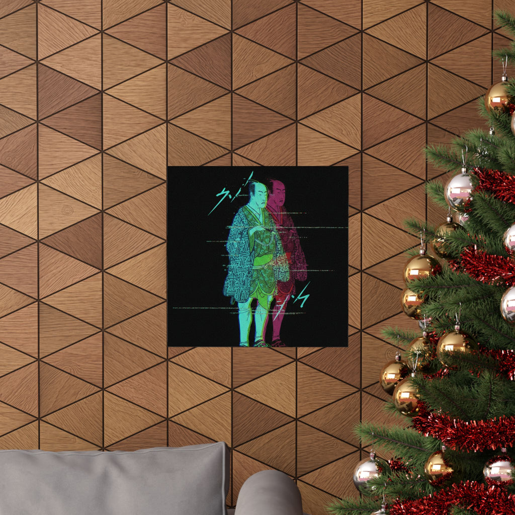 Glitch Culture — The Fourth Matsumoto Koshiro As A Man Dressed In A Short Kimono — Matte Poster