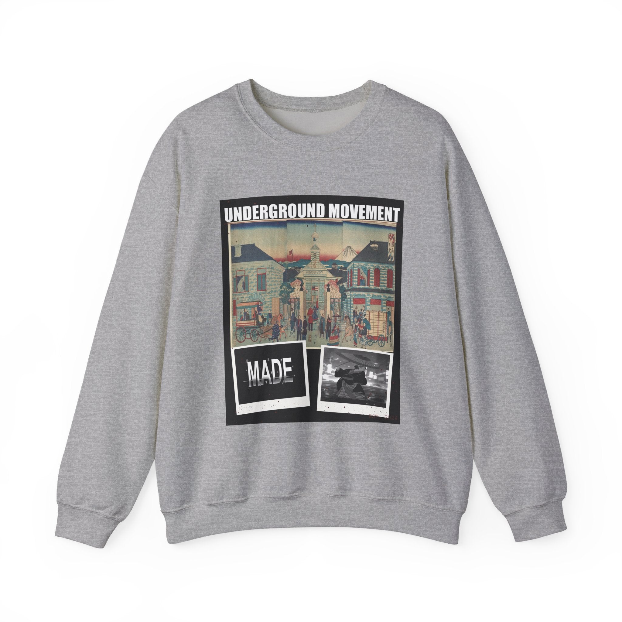UNDERGROUND MOVEMENT crewneck sweatshirt — product view 3