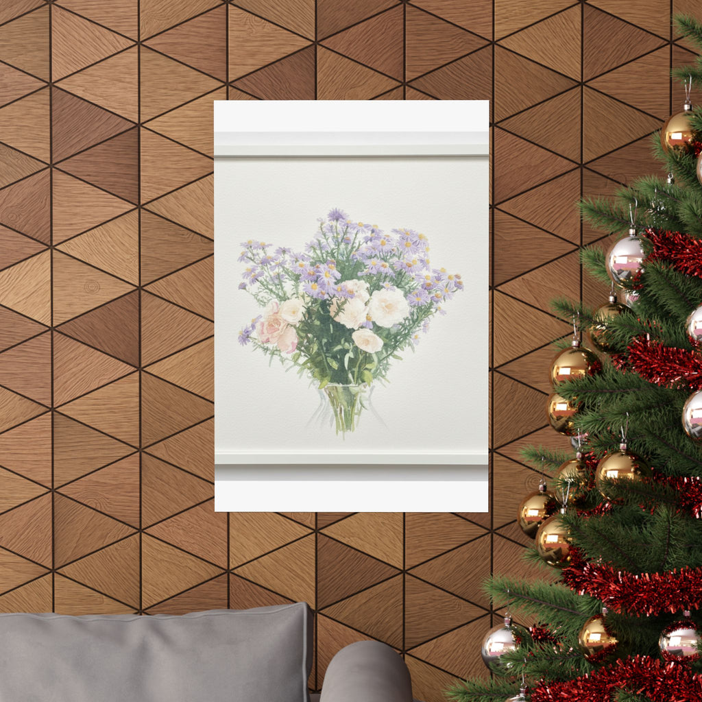 Watercolor — Flowers — Matte Poster