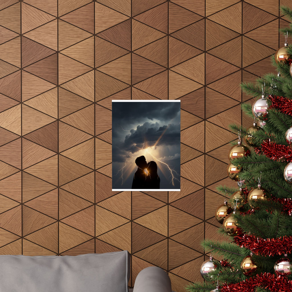 Dramatic Storm — Person — Matte Poster