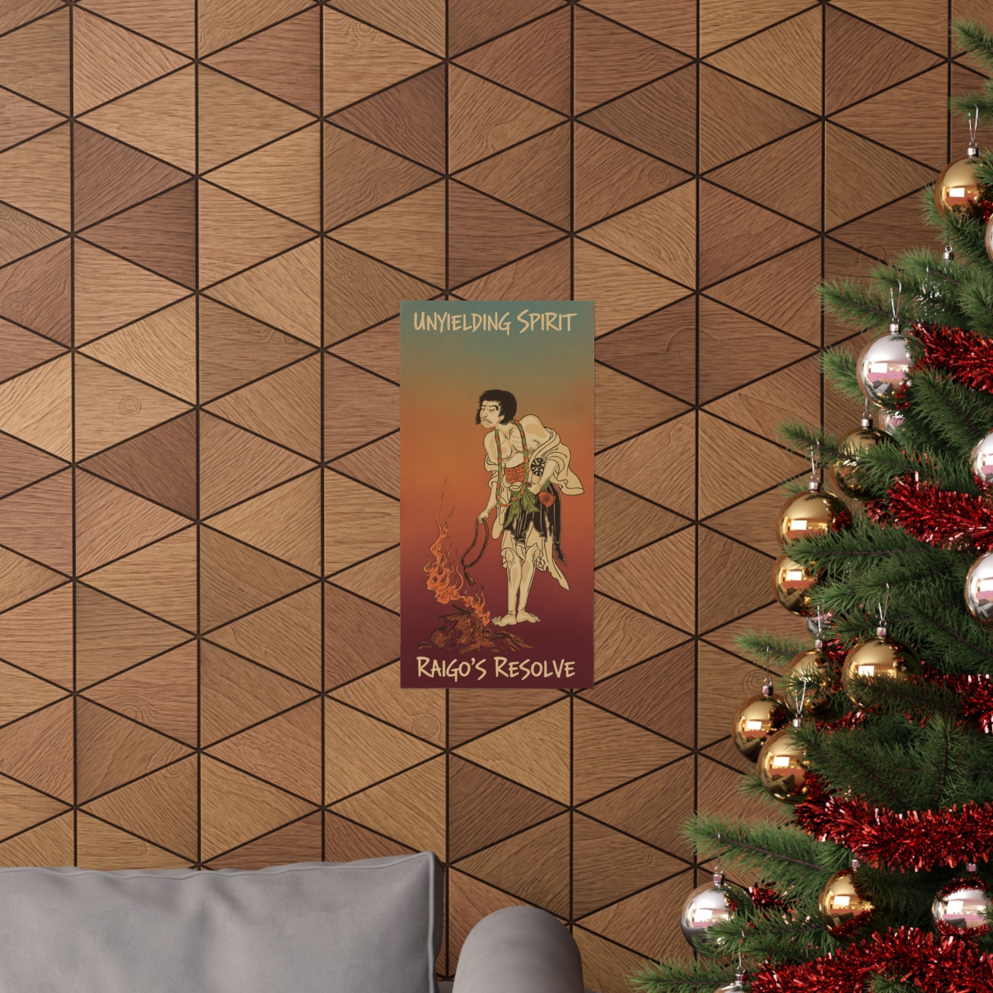 Affirmation — The First Nakamura Nakazo In The Role Of Raigo Ajari, A Buddhist Monk — Matte Poster