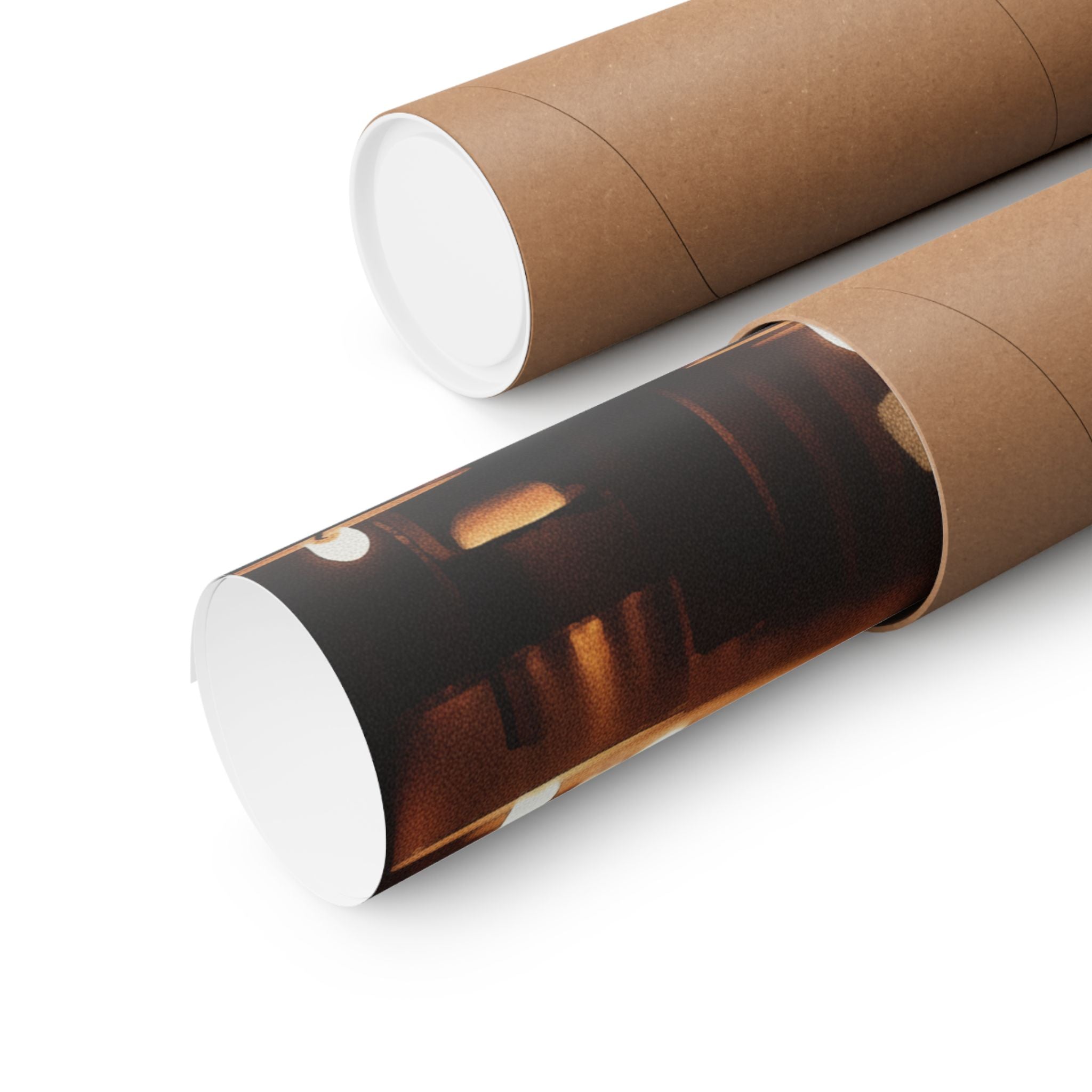 Southern Sunset — Candle — Matte Poster