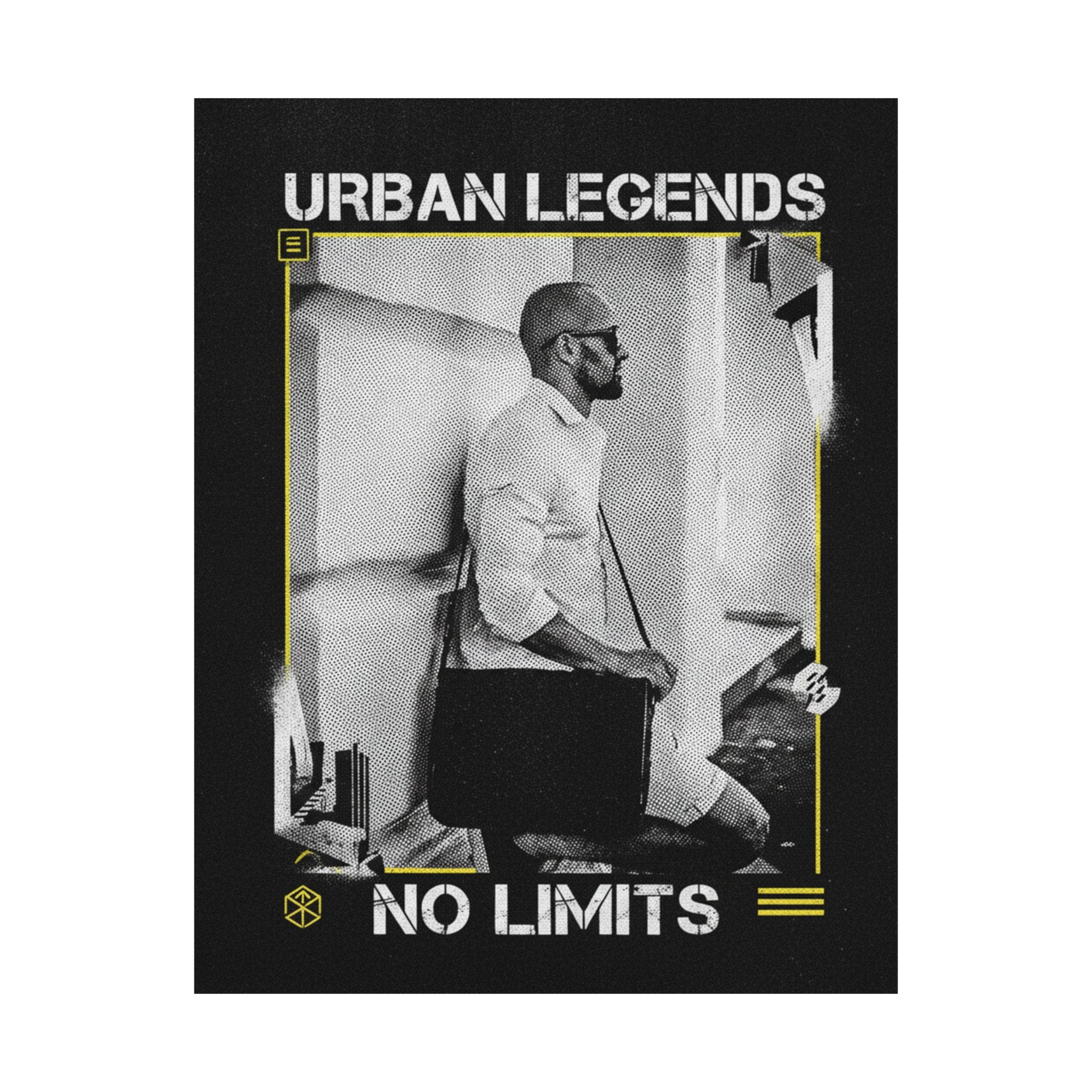 Streetwear Collage — Person — Matte Poster