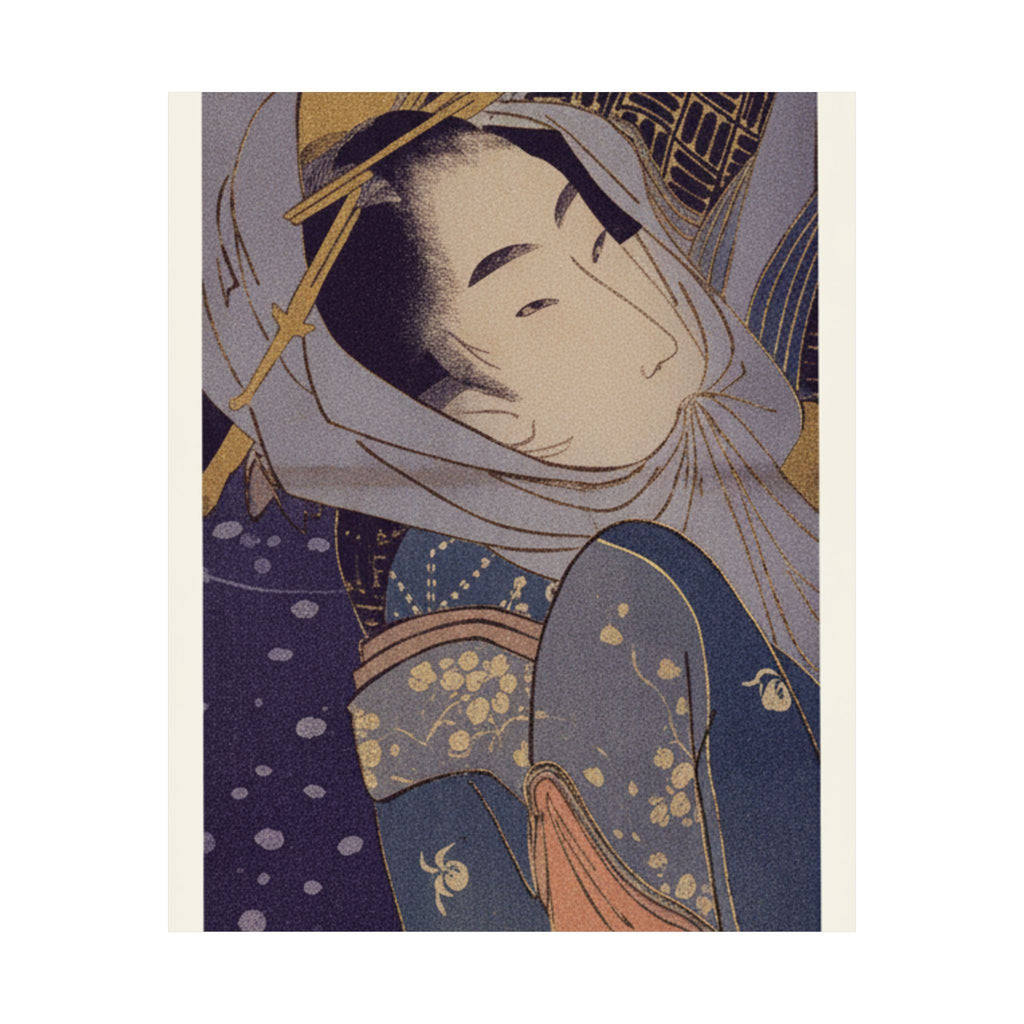 Celestial — Girl And Lover In Snow — Matte Poster