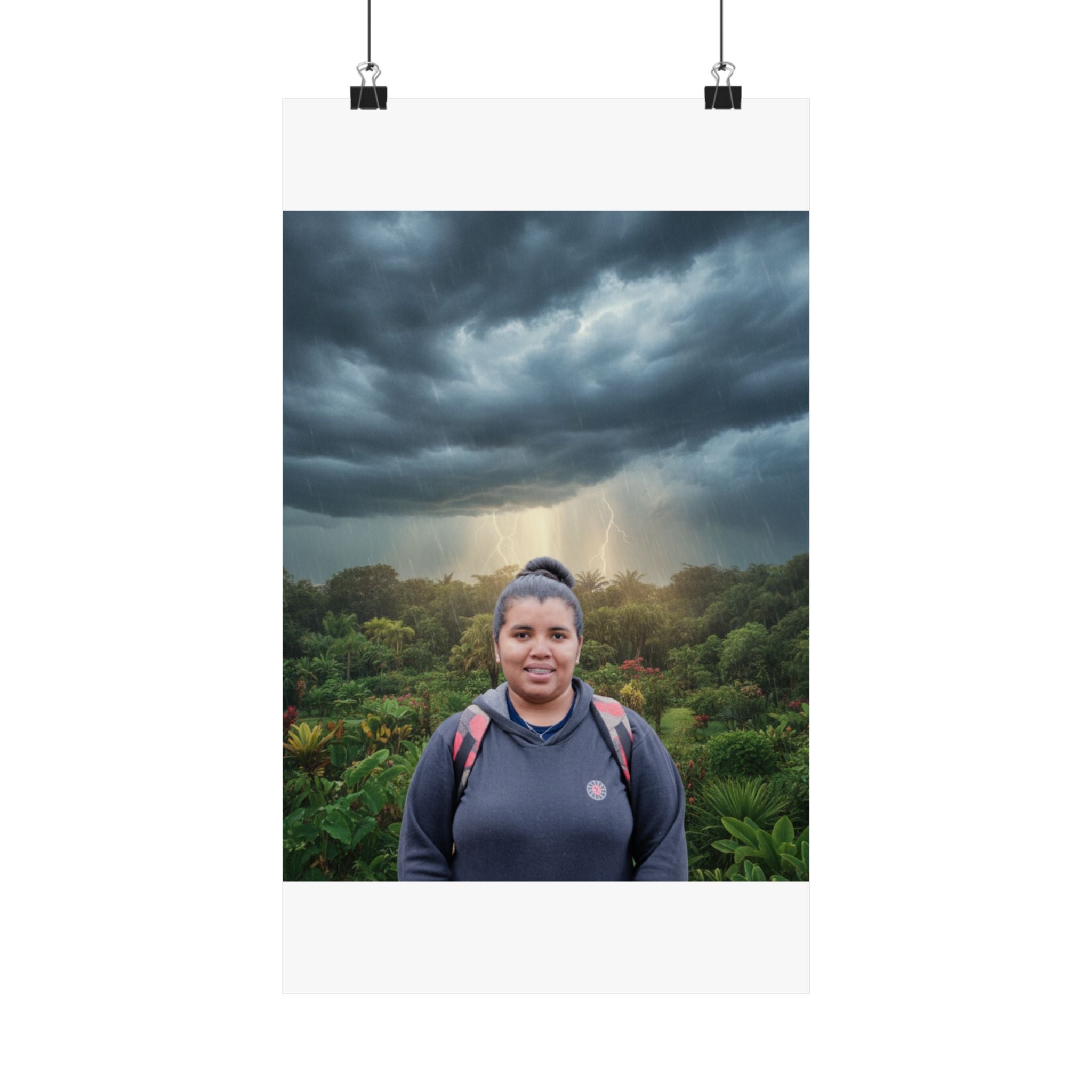 Dramatic Storm — Person — Matte Poster — Poster 2