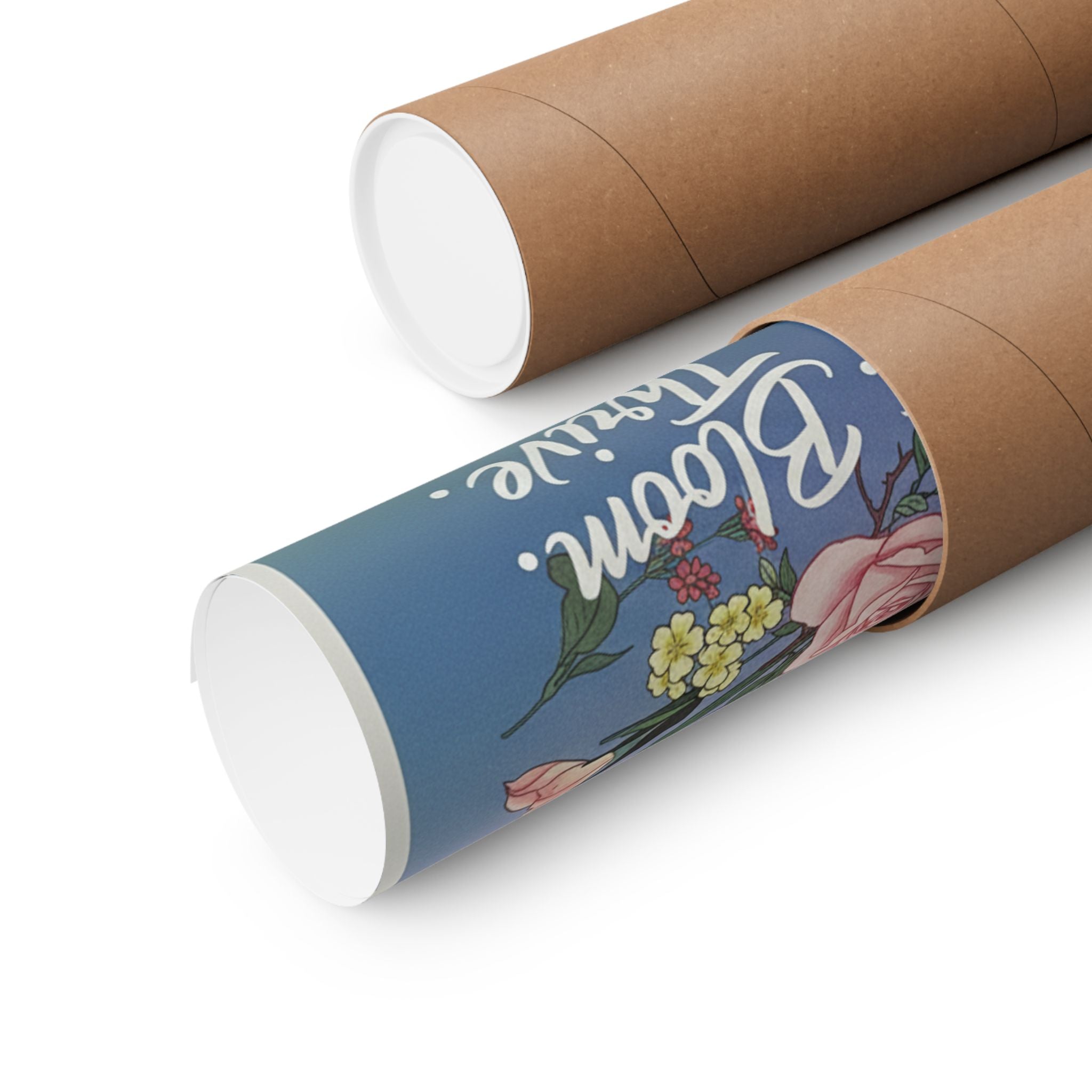 Affirmation — Rose, Iris, Primrose And Daisy — Matte Poster