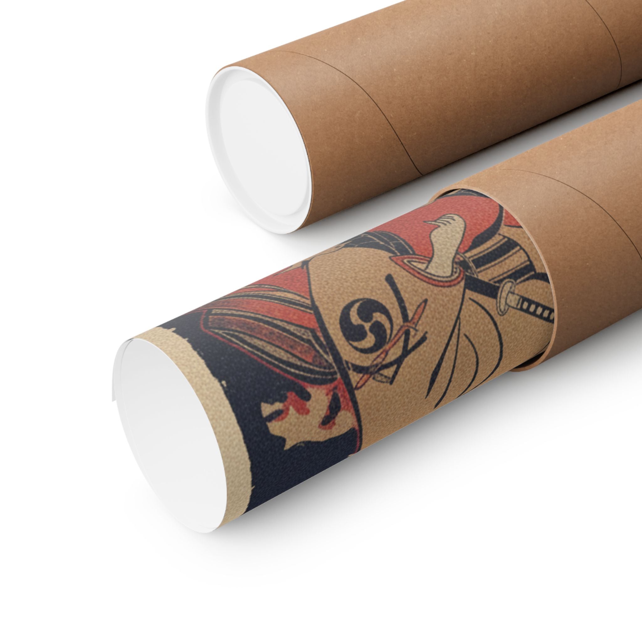 Japanese Street — The Actor Yoshizawa Ayame As A Samurai — Matte Poster