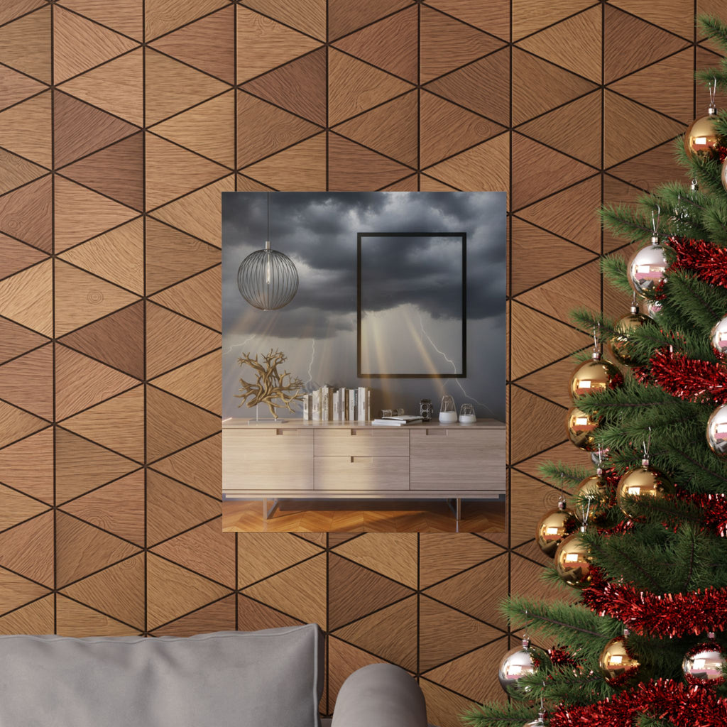 Dramatic Storm — Interior — Matte Poster